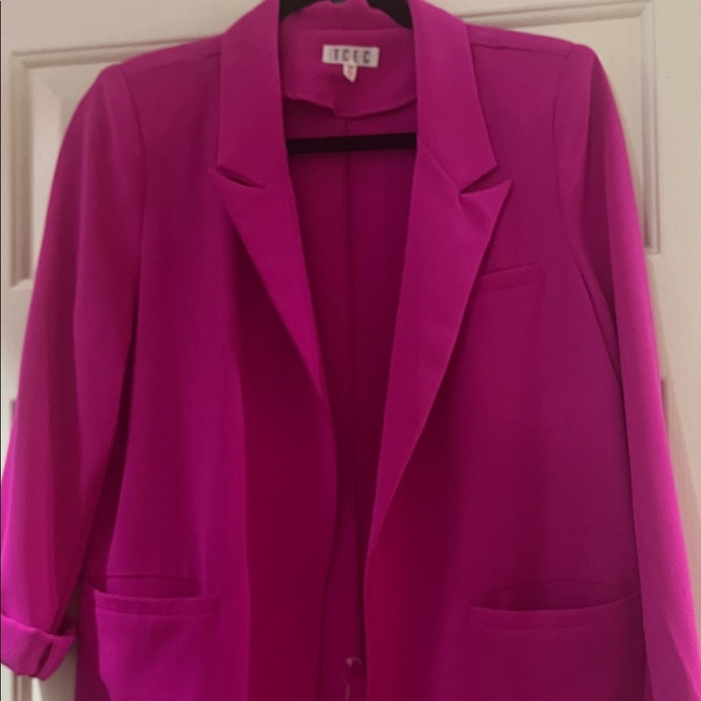 TCEC Fuchsia Blazer Jacket in Great Condition - Picture 5 of 8